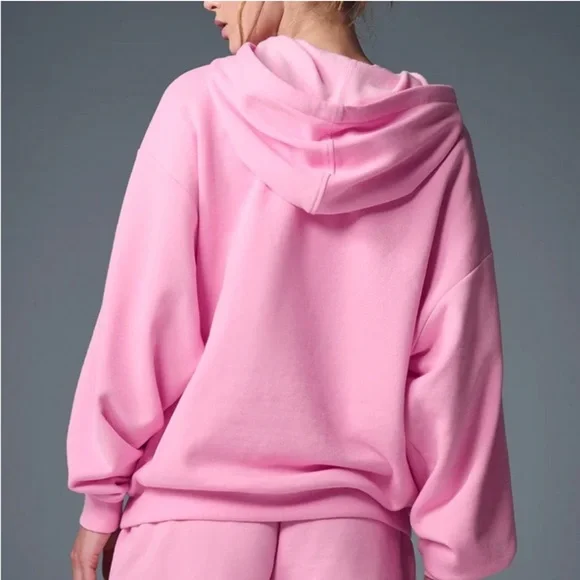 NWT Alo Yoga Accolade Hoodie Sweet Pink Size - Picture 2 of 8